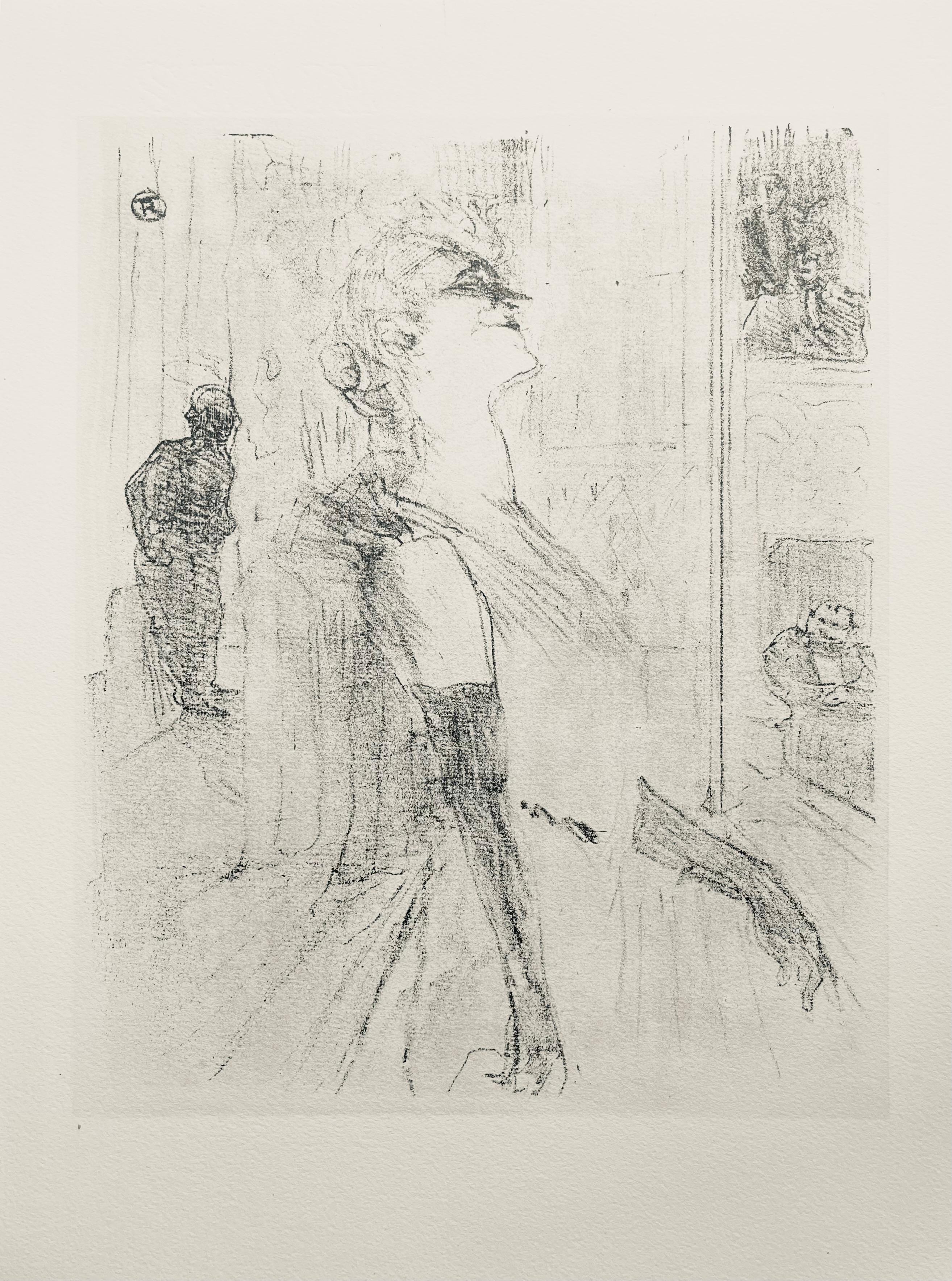 Toulouse-Lautrec, Composition, Yvette Guilbert vue par Toulouse-Lautrec (after) For Sale 3
