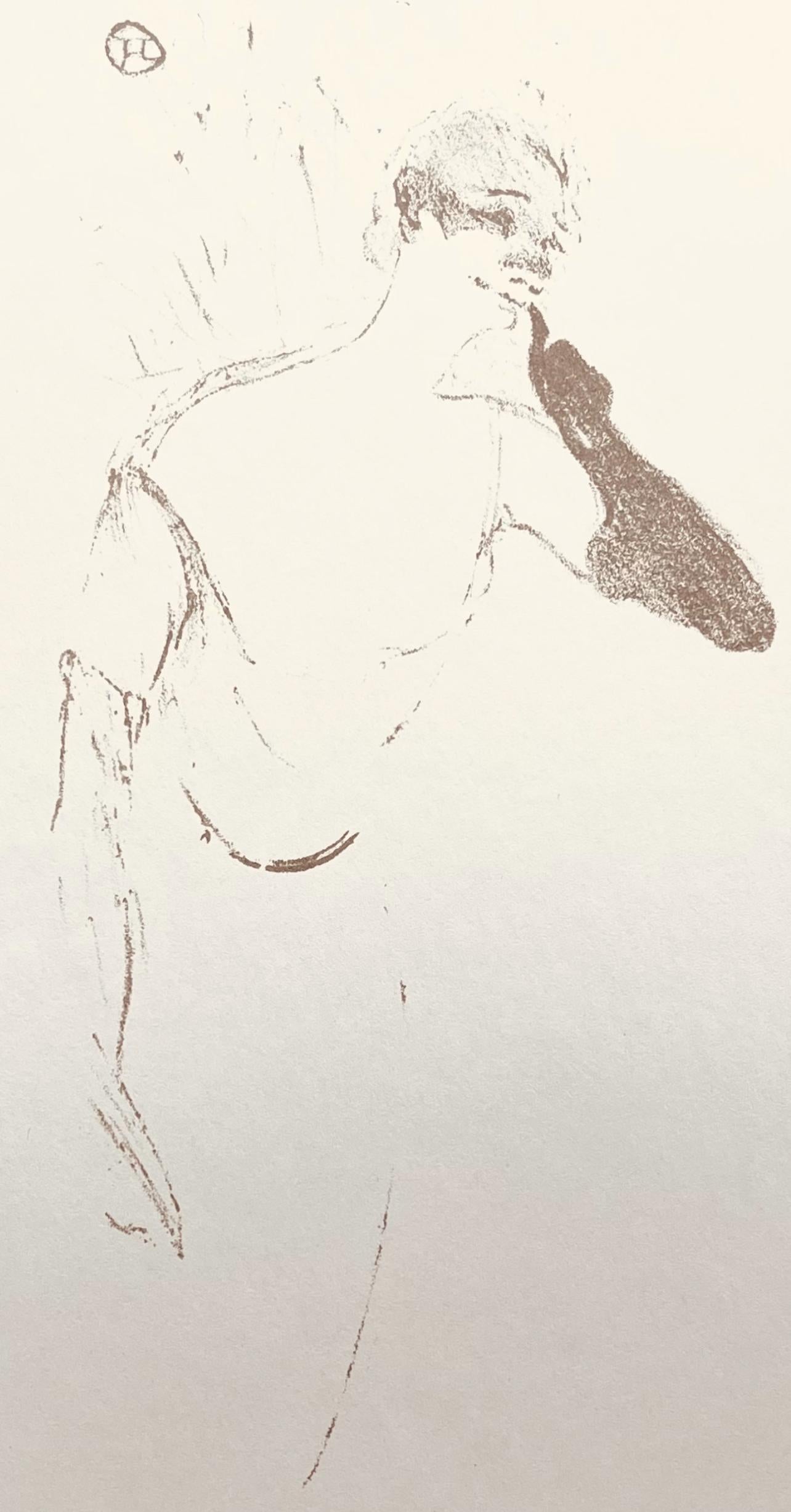 Toulouse-Lautrec, Composition, Yvette Guilbert vue de Toulouse-Lautrec (après)