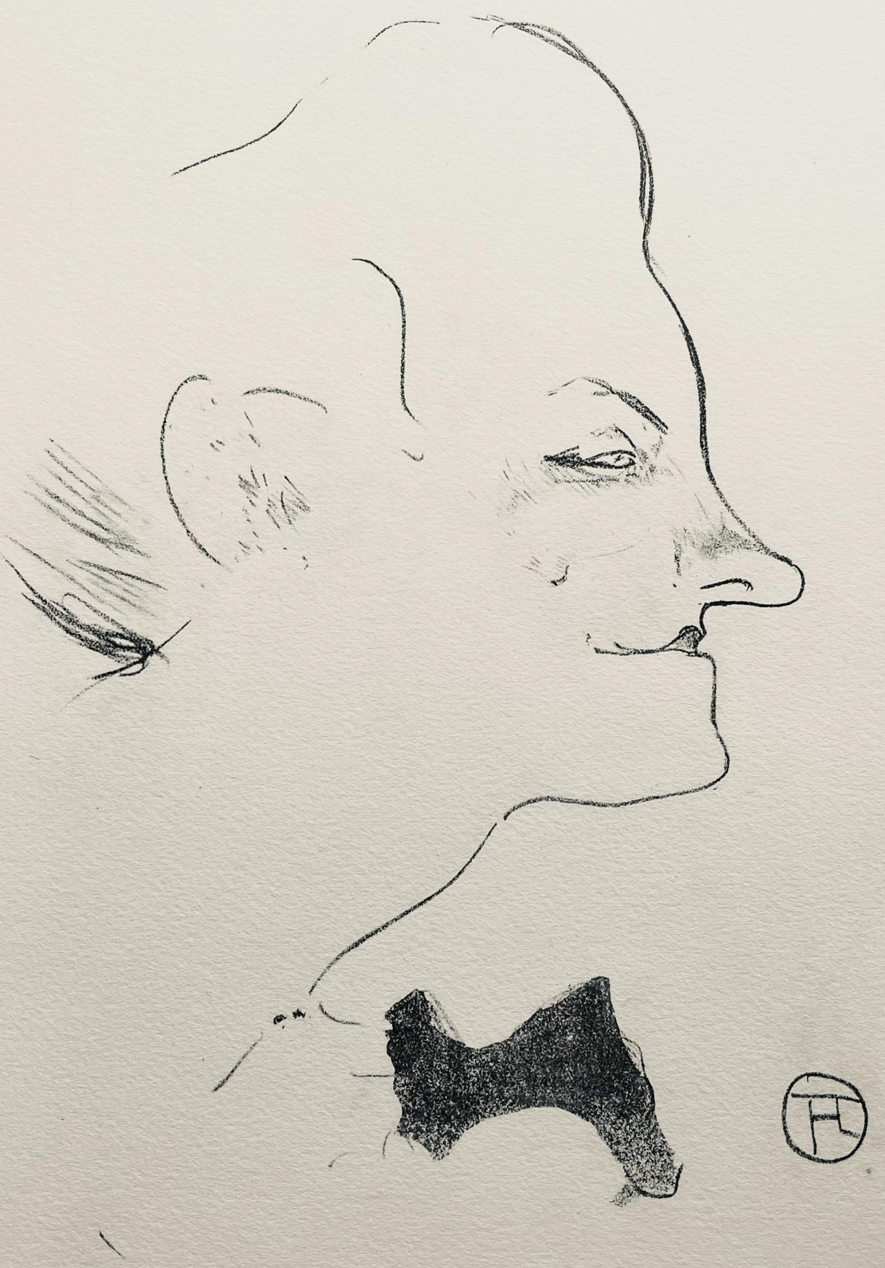 Toulouse-Lautrec, Composition, Yvette Guilbert vue de Toulouse-Lautrec (après)