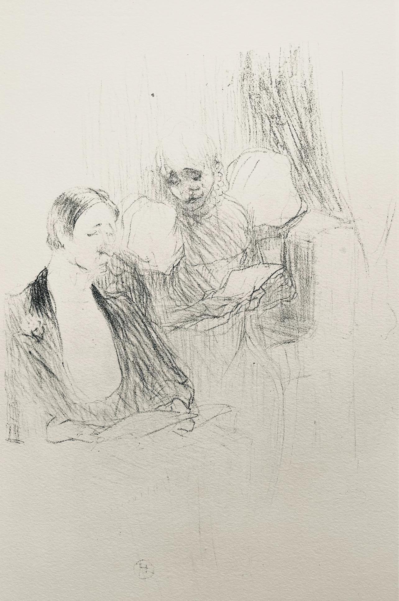 Toulouse-Lautrec, Composizione, Yvette Guilbert vue par Toulouse-Lautrec (dopo)