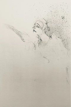 Toulouse-Lautrec, Composition, Yvette Guilbert vue de Toulouse-Lautrec (après)