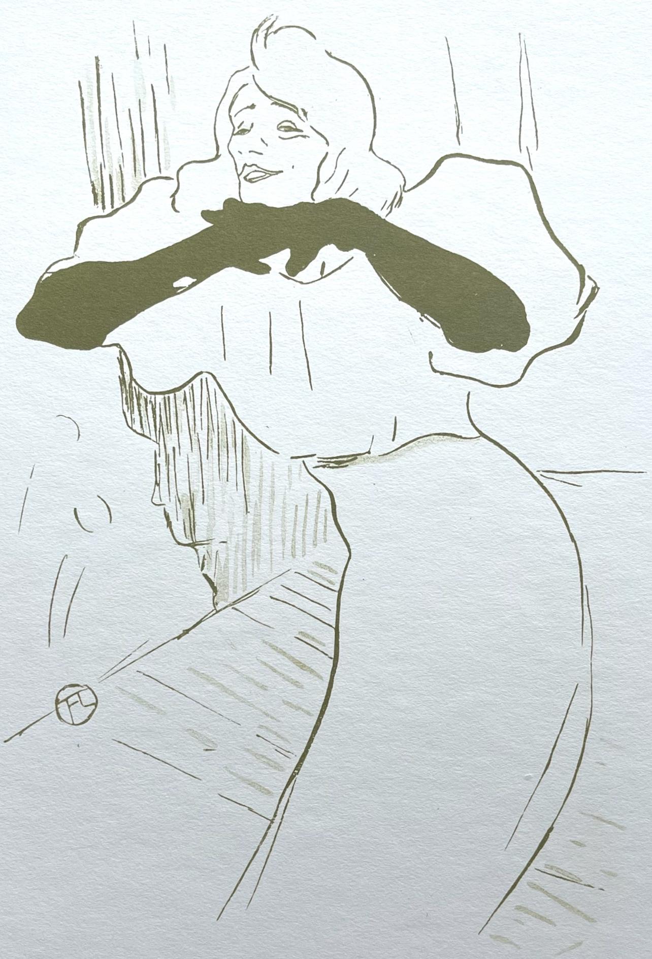 Toulouse-Lautrec, Composizione, Yvette Guilbert vue par Toulouse-Lautrec (dopo)