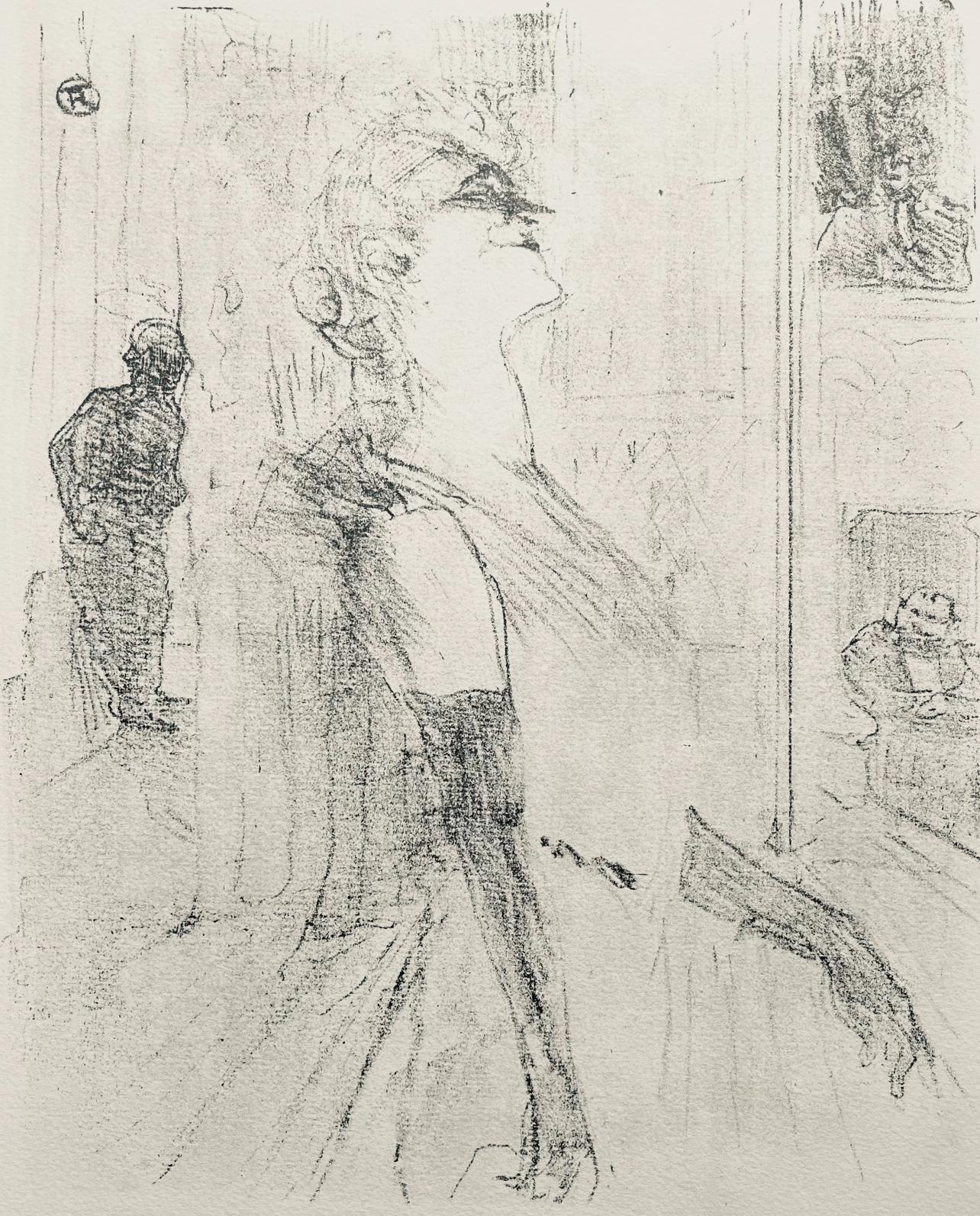 Toulouse-Lautrec, Composizione, Yvette Guilbert vue par Toulouse-Lautrec (dopo)