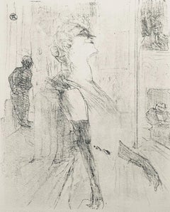 Toulouse-Lautrec, Komposition, Yvette Guilbert vue par Toulouse-Lautrec (nach)