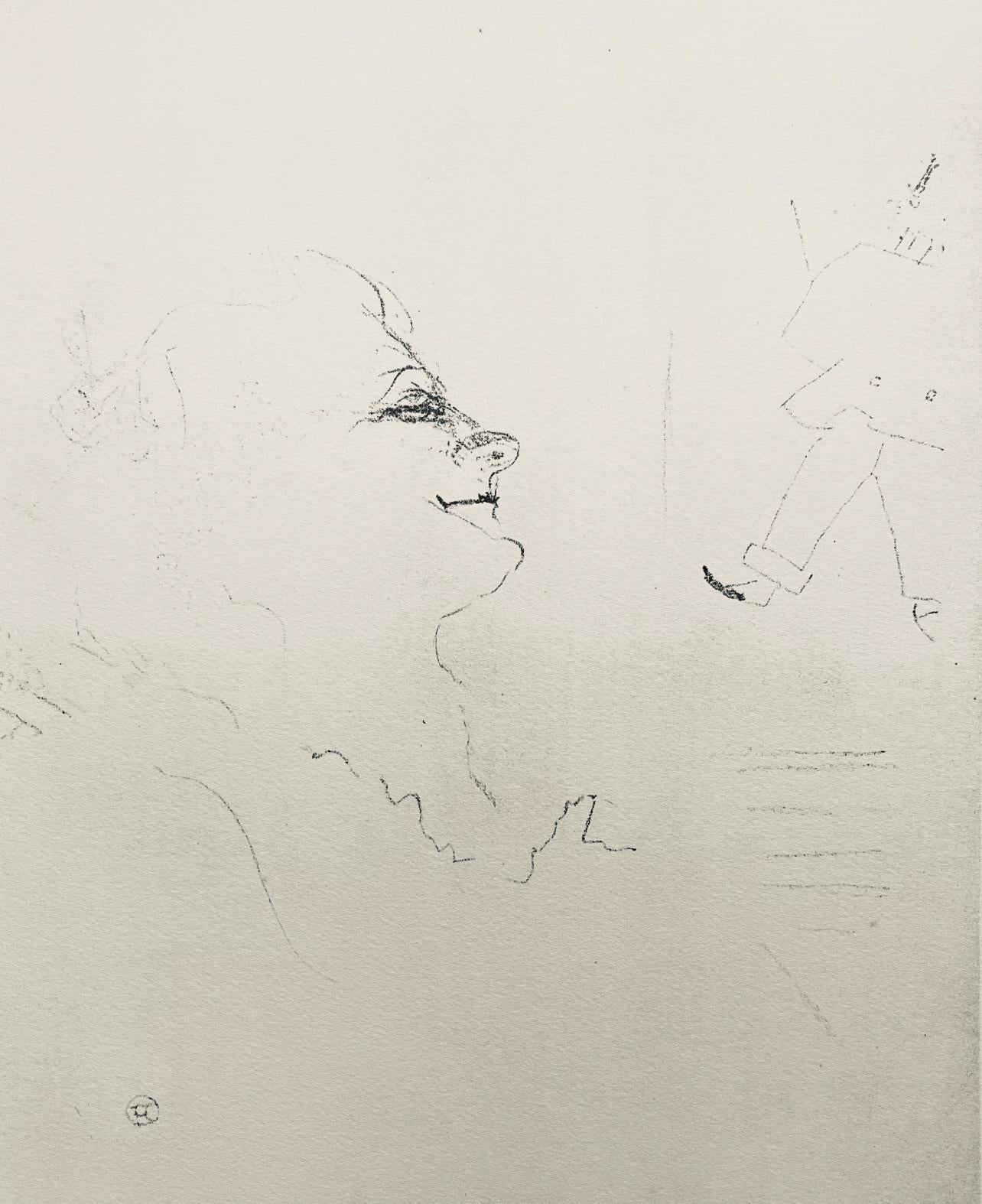 Toulouse-Lautrec, Composition, Yvette Guilbert vue par Toulouse-Lautrec (after)