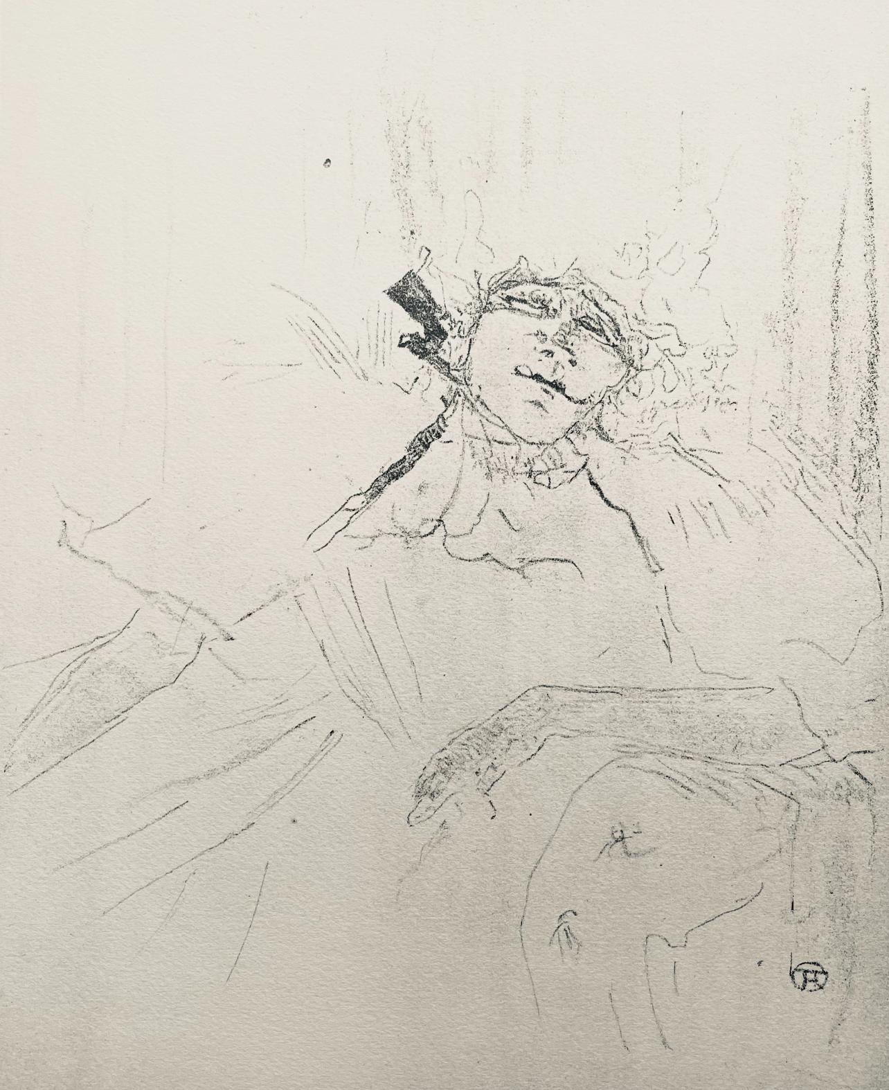 Toulouse-Lautrec, Composición, Yvette Guilbert vista por Toulouse-Lautrec (después)