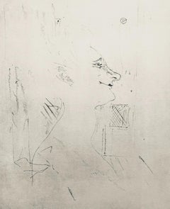 Toulouse-Lautrec, Composition, Yvette Guilbert vue de Toulouse-Lautrec (après)