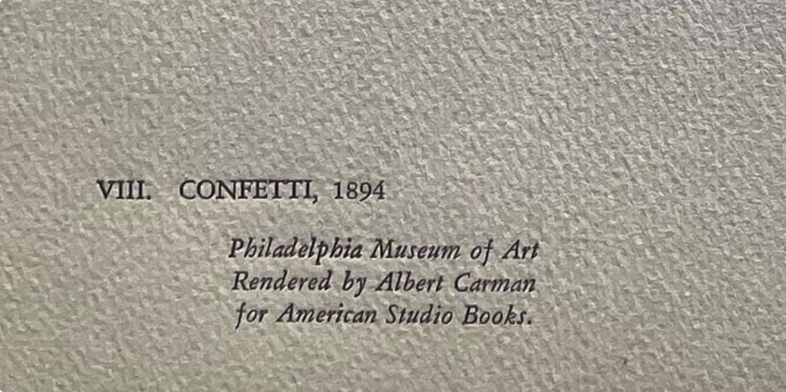 Toulouse-Lautrec, Confetti, TLautrec, Philadelphia Museum of Art (after) For Sale 4