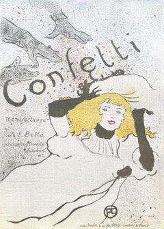 Toulouse-Lautrec, Confetti, TLautrec, Philadelphia Museum of Art (after)