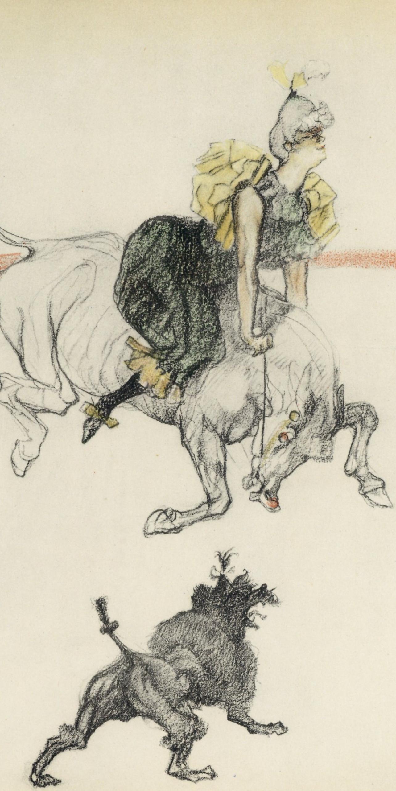 Toulouse-Lautrec, Dans les coulisses, Le cirque de Toulouse-Lautrec (après) - Print de Henri de Toulouse-Lautrec