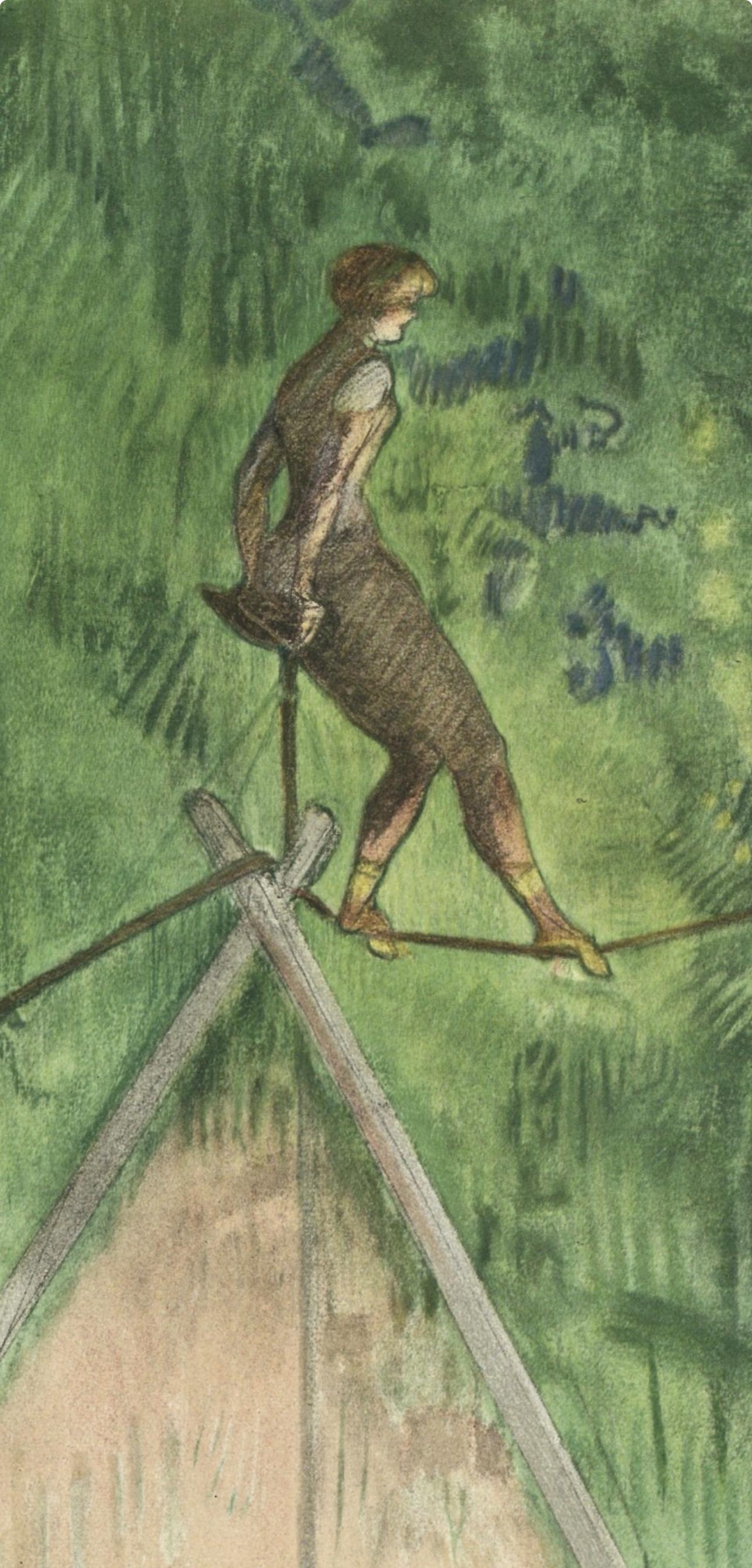 Toulouse-Lautrec, Danseuse de corde, Le cirque de Toulouse-Lautrec (après) - Print de Henri de Toulouse-Lautrec