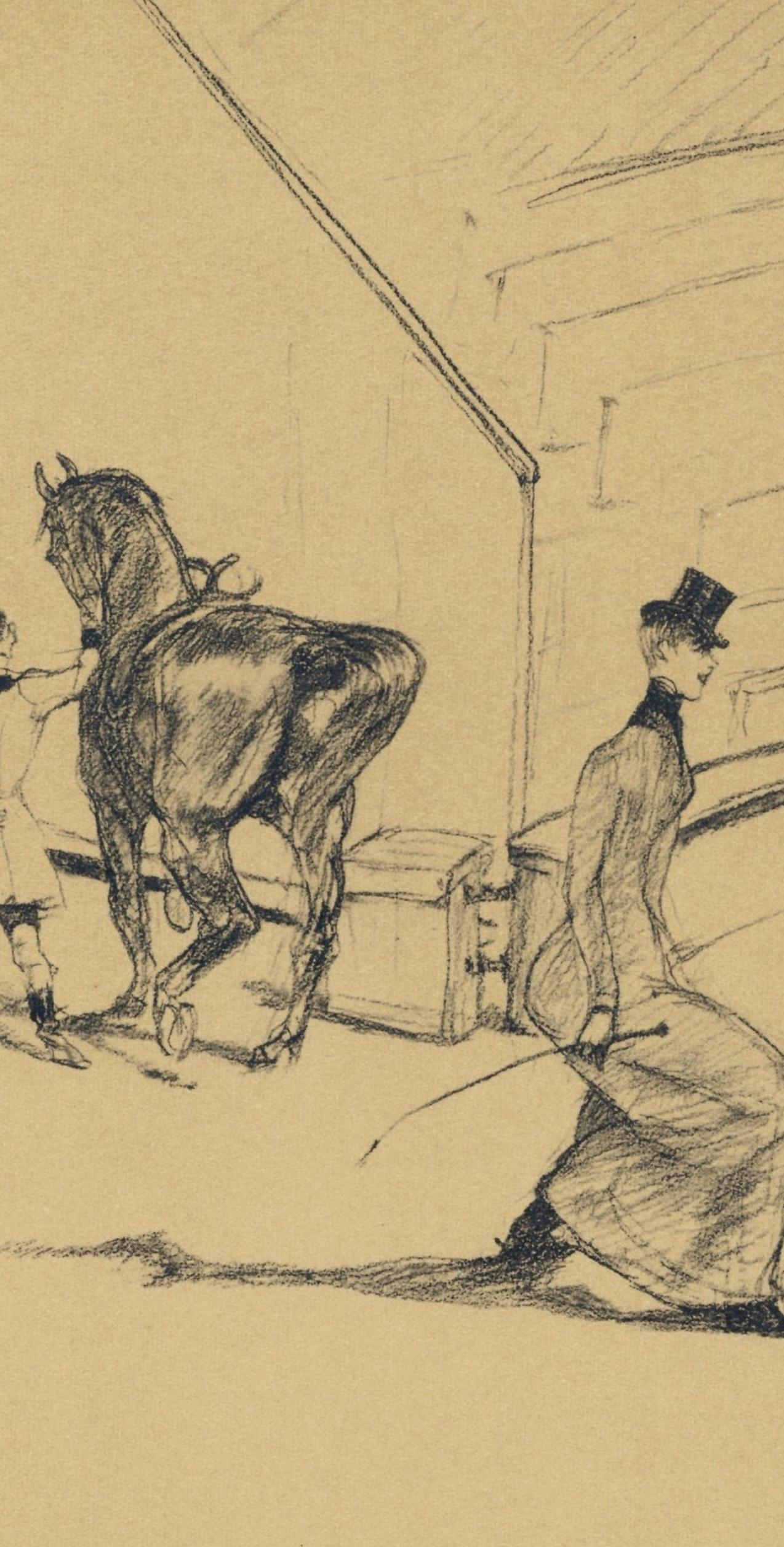 Toulouse-Lautrec, Écuyère de haute école, Le Cirque de Toulouse-Lautrec (d'après) - Print de Henri de Toulouse-Lautrec