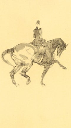 Toulouse-Lautrec, Ecuyere de haute ecole, The Circus by Toulouse-Lautrec (after)