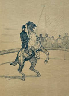 Toulouse-Lautrec, Écuyère de haute école, The Circus by Toulouse-Lautrec (after)