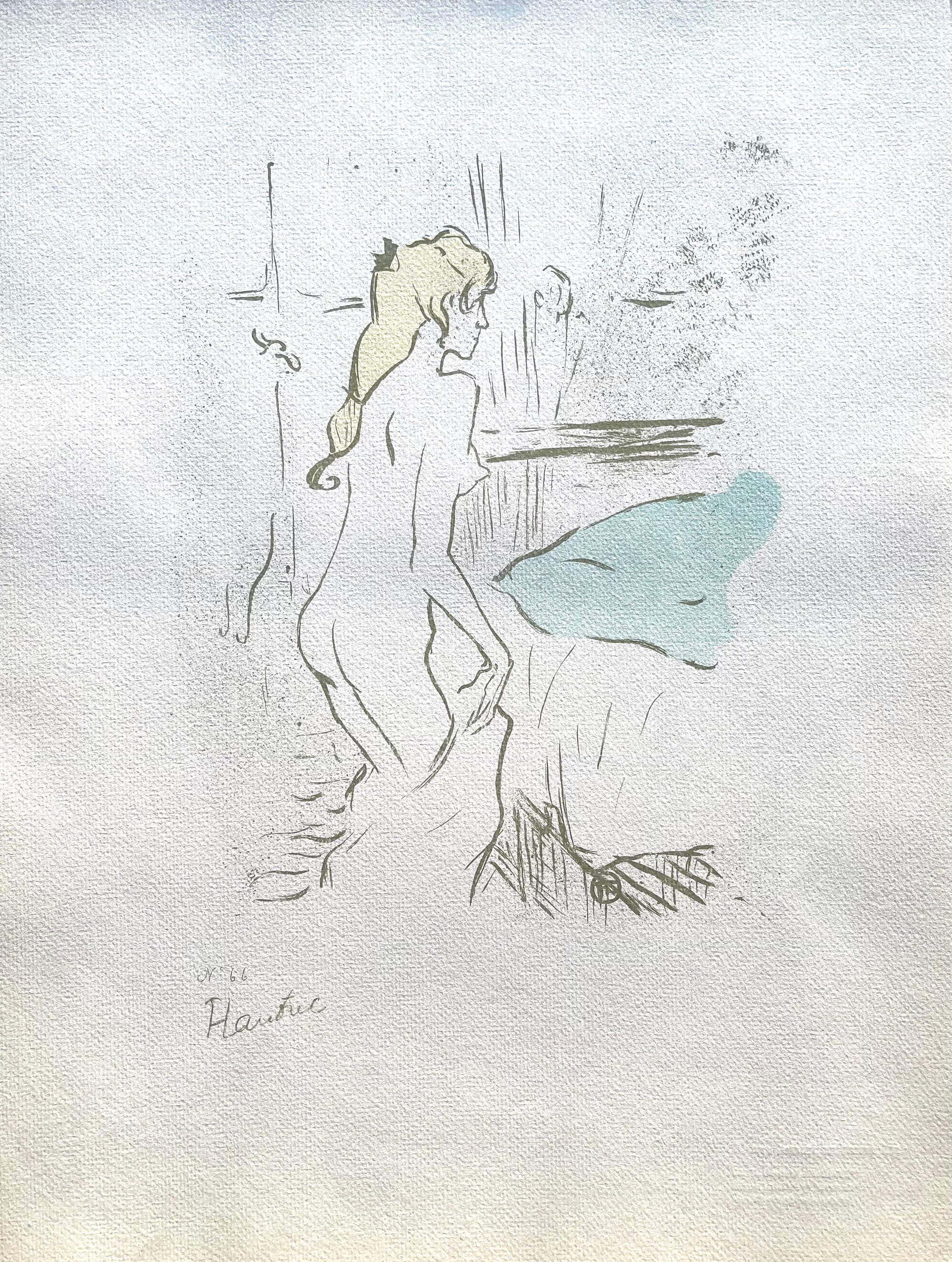 Toulouse-Lautrec, Étude de femme, TLautrec, Philadelphia Museum of Art (after) For Sale 3