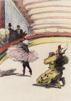 Toulouse-Lautrec, Le Rappel, The Circus by Toulouse-Lautrec (after)
