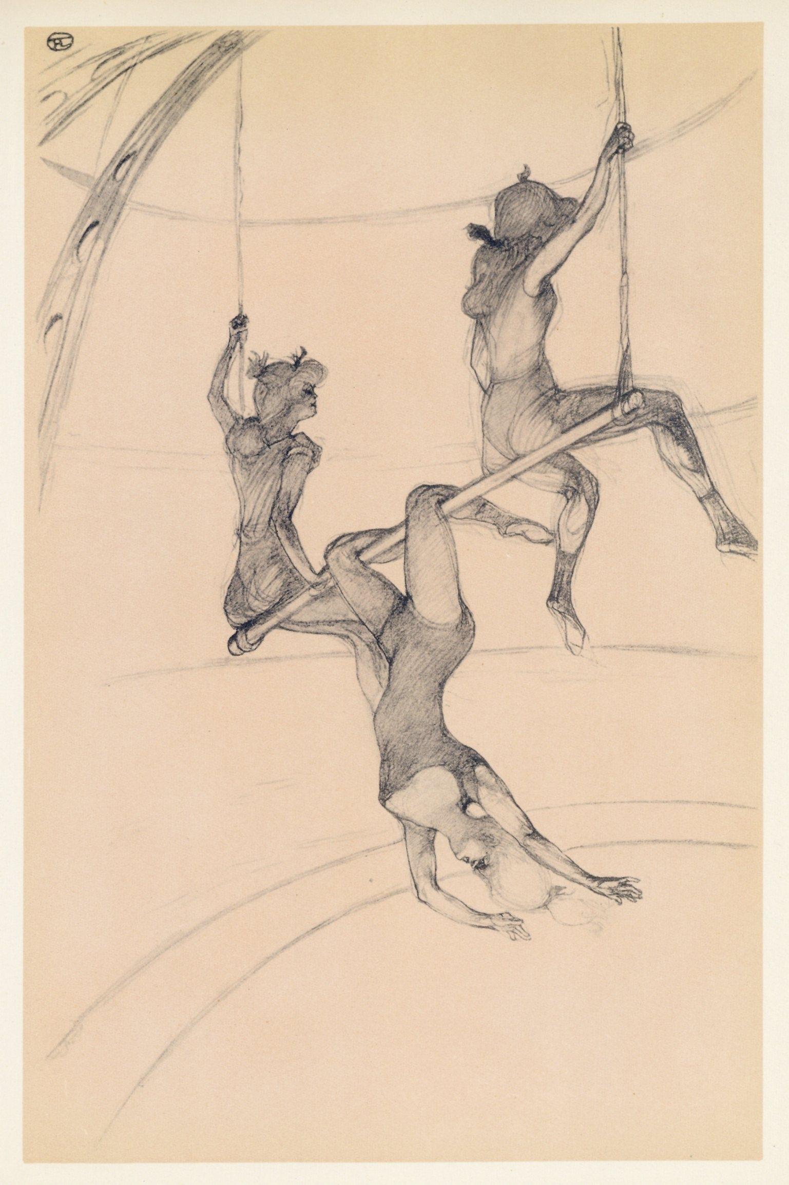 Toulouse-Lautrec, Le trapeze volant, Der Zirkus von Toulouse-Lautrec (nach) im Angebot 1