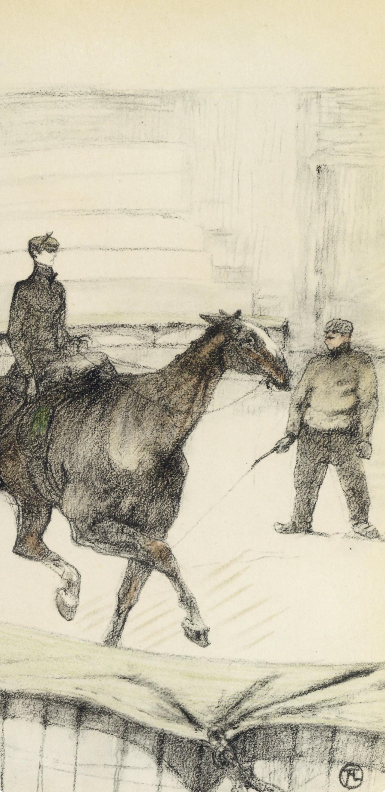 Toulouse-Lautrec, Travail de répétition, Le cirque de Toulouse-Lautrec (après) - Print de Henri de Toulouse-Lautrec