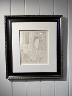 "Yvette Guilbert" by Toulouse-Lautrec