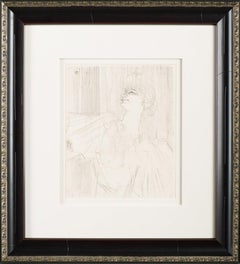 "Yvette Guilbert" by Toulouse-Lautrec 