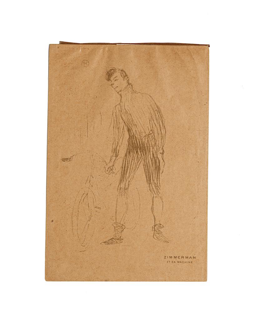 Henri de Toulouse-Lautrec Figurative Print - Zimmerman et sa Machine - Lithograph H. de Toulouse-Lautrec - Early 20th Century