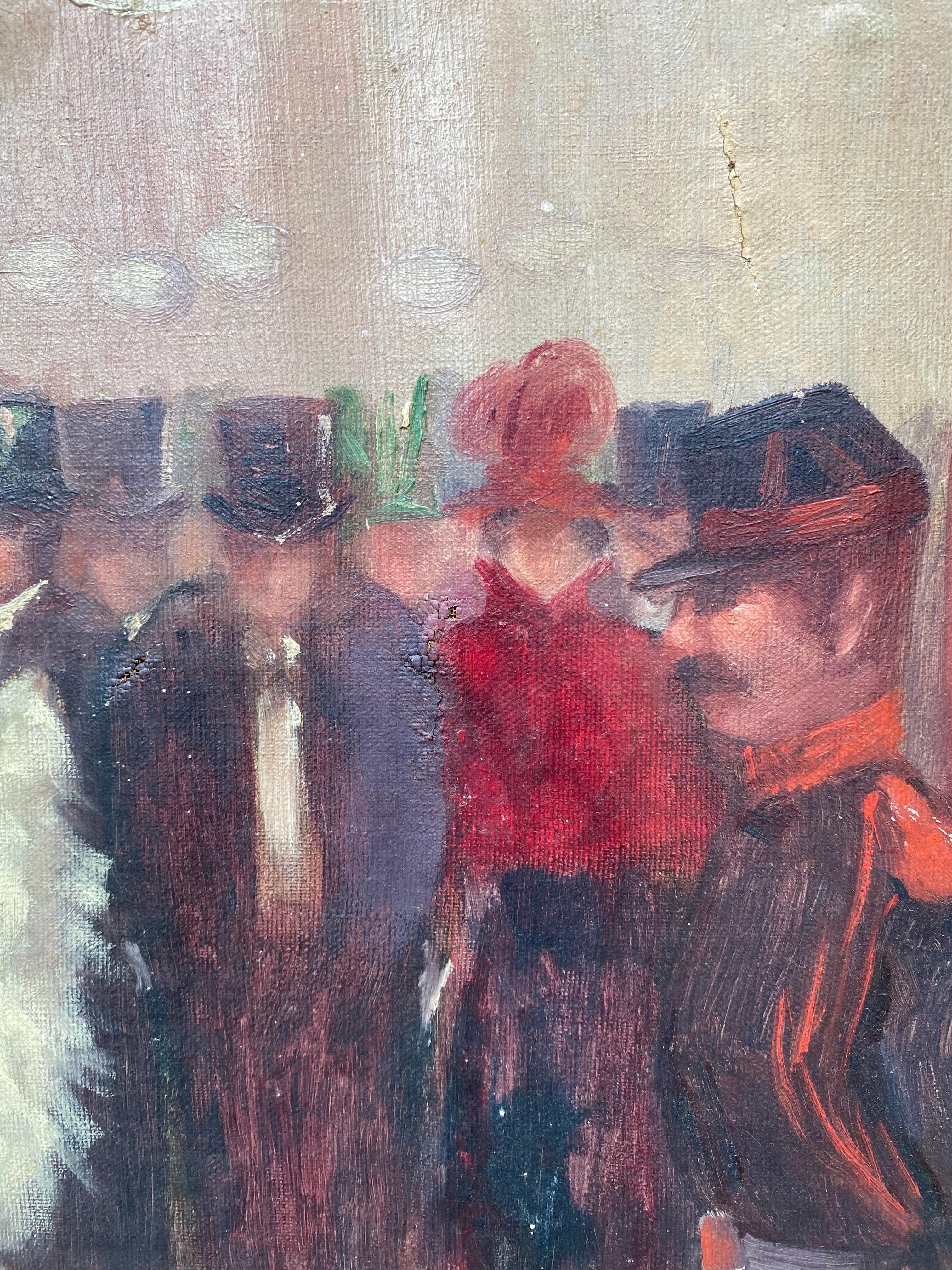 Modern Henri de Toulouse Lautrec Style painting 