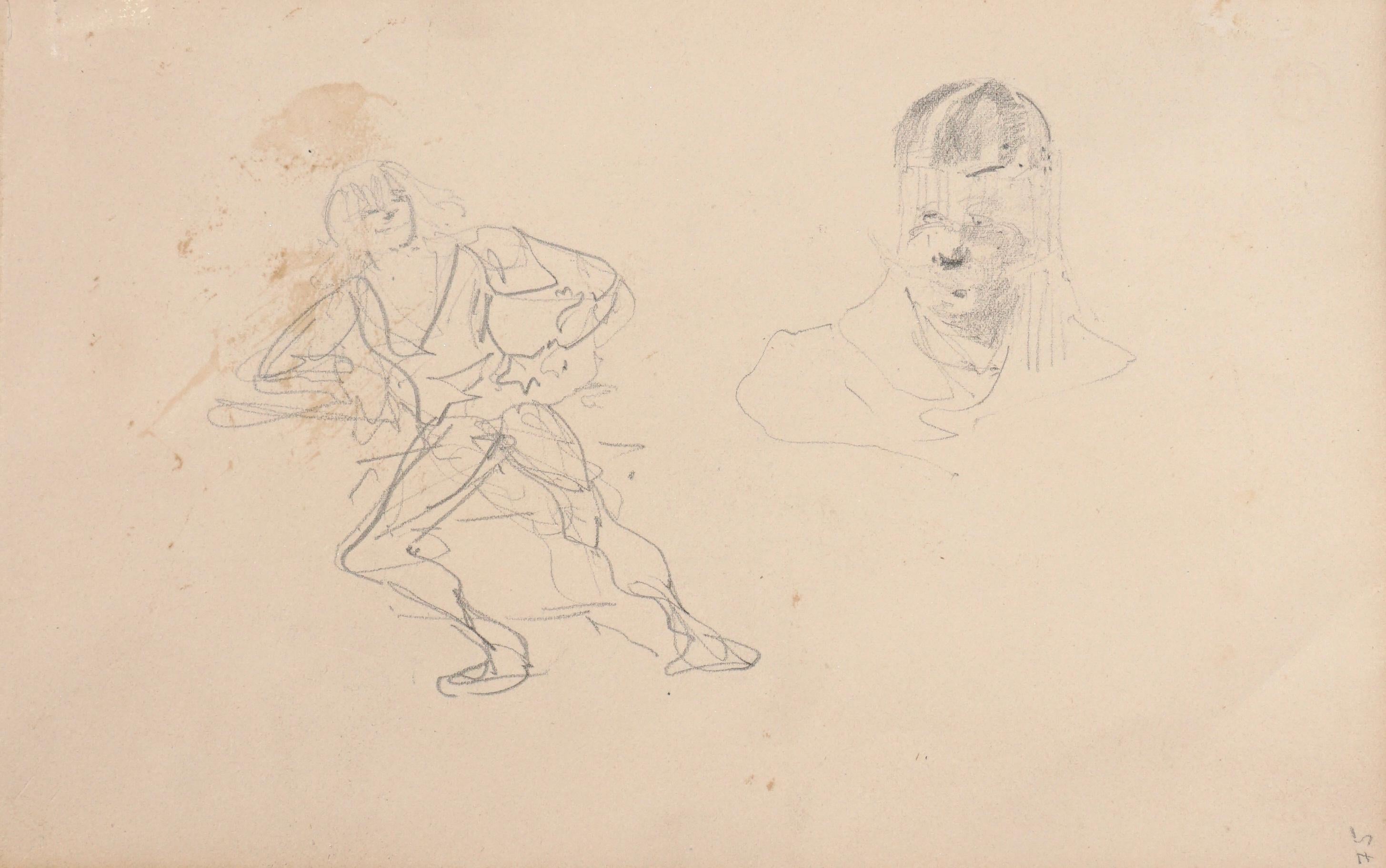 Beaux Arts Henri De Toulouse Lautrec pencil Drawings Catalogued