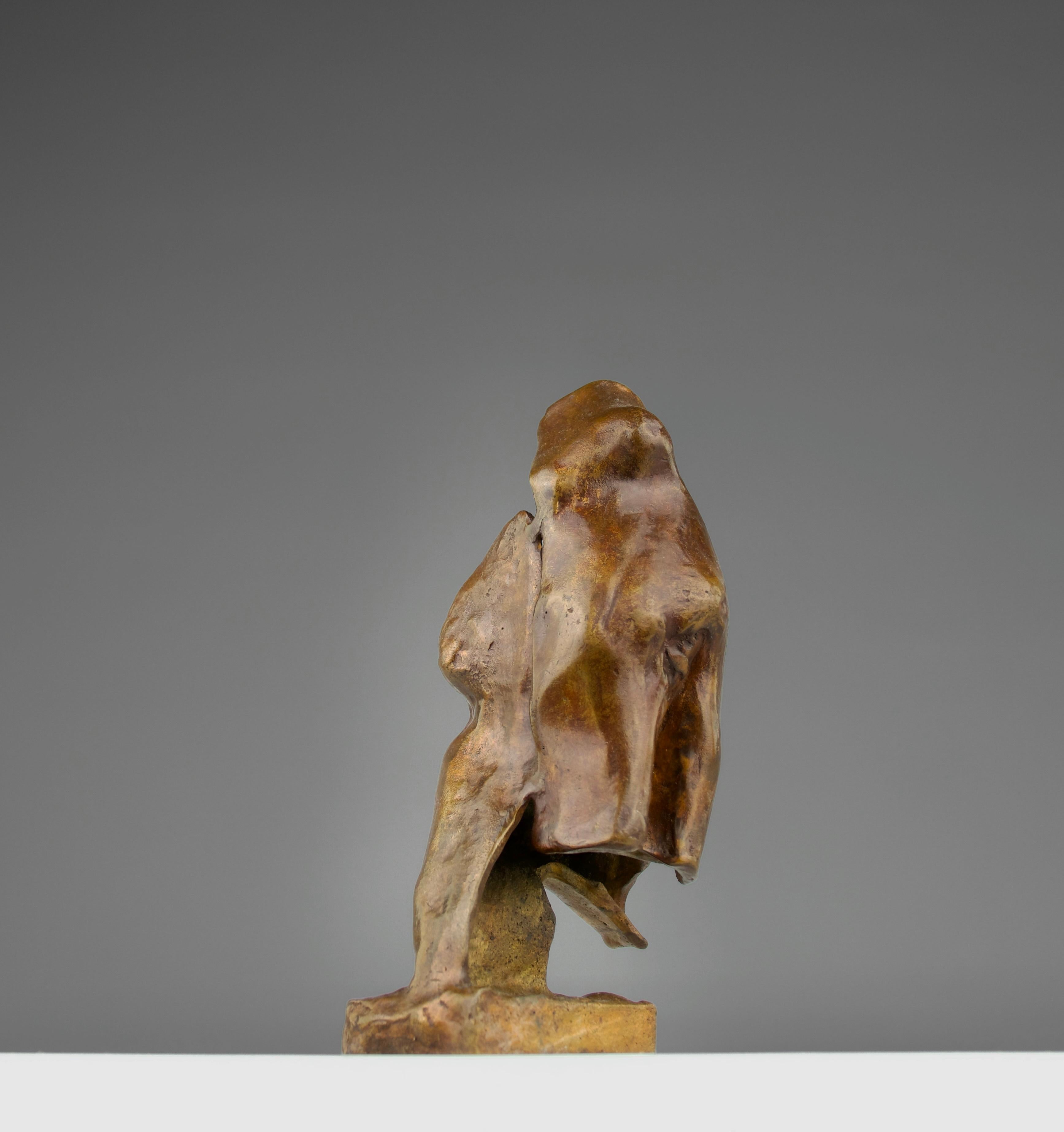 Henri DELANNE (1940-2003), „Silhouetten (Front und Rücken)“, Bronze, Frankreich 1980 im Zustand „Hervorragend“ im Angebot in PARIS, FR