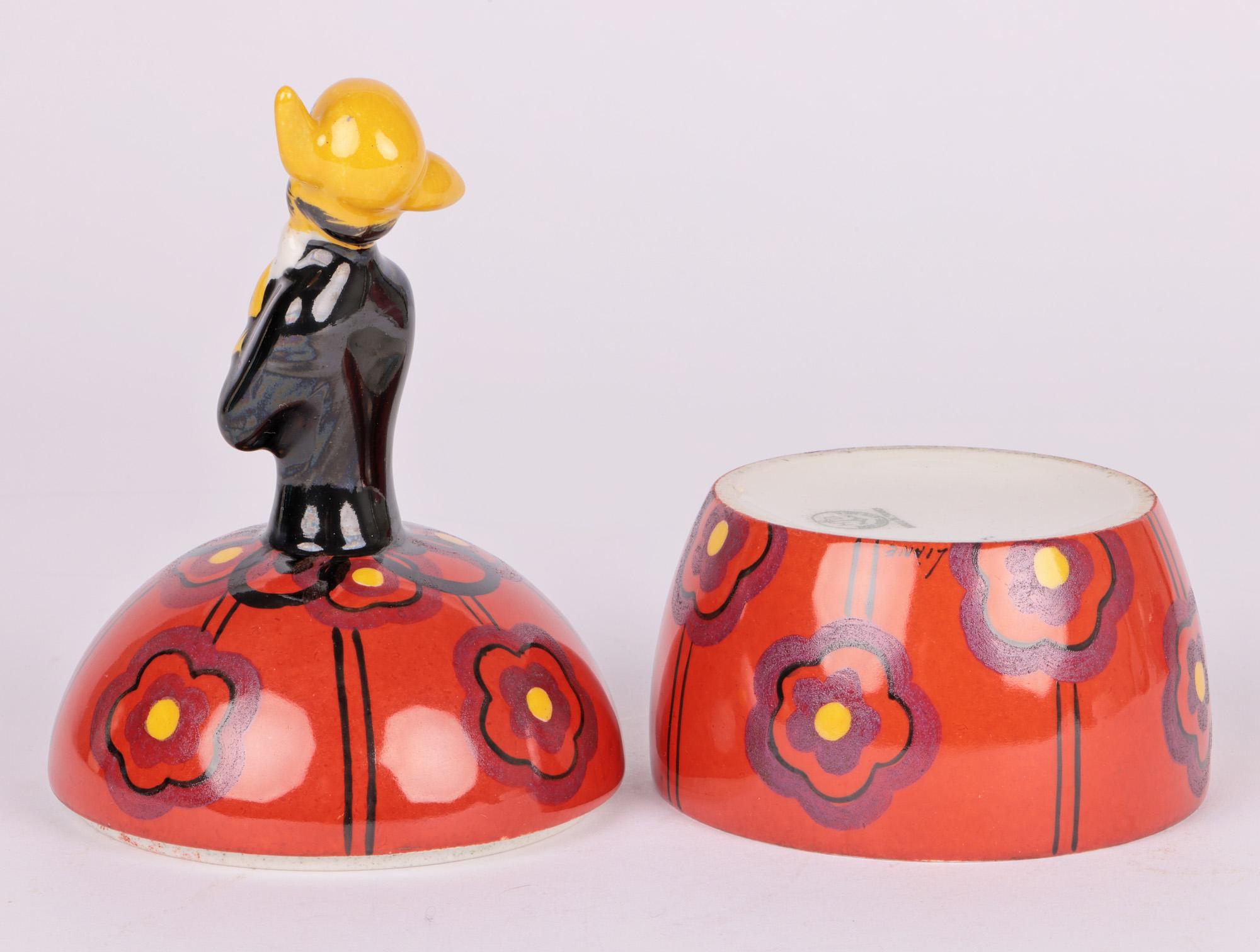 Bombonera Figurada de Porcelana Art Decó Francesa Henri Delcourt en venta 8