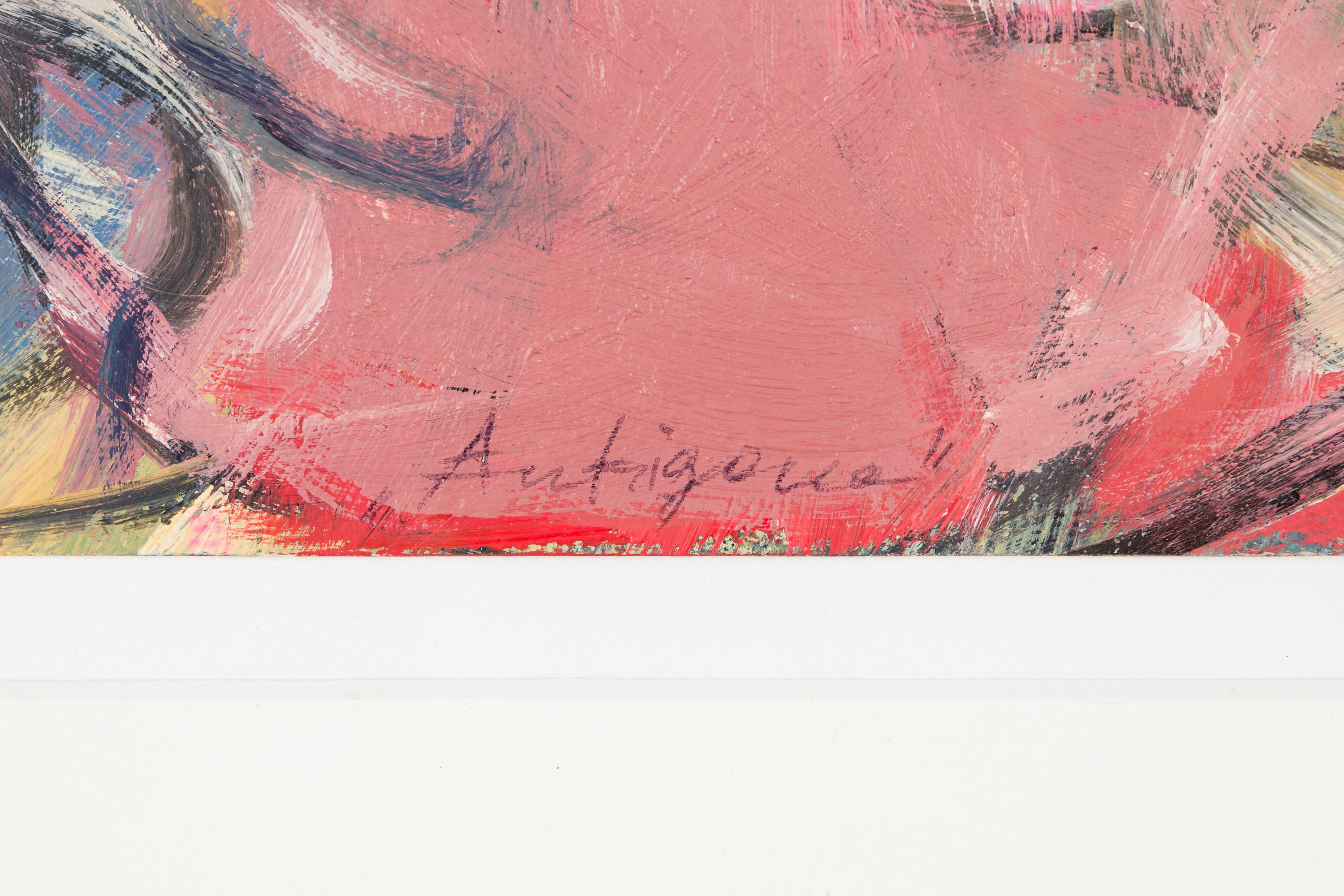 Henri Deparades Kunst ist eine Synthese von abstrakt-expressiver Räumlichkeit mit psychisch-automatischer Figurenzeichnung bei gelegentlichem Aufscheinen realer Bezüge. In seinen aufgewühlten Kompositionen überlagern sich Linien und Farben und