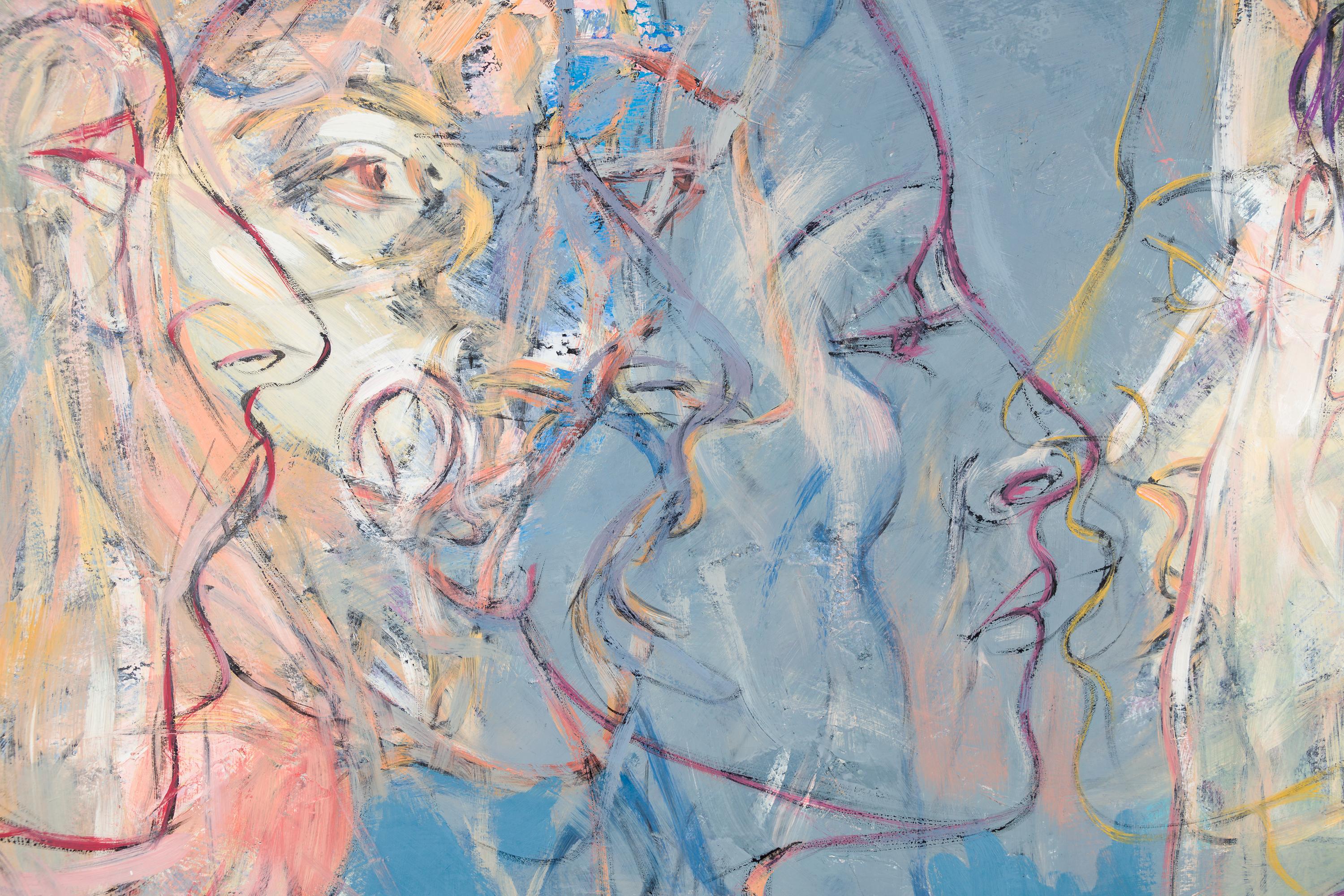 Abstract Painting di Henri Deparade - Teseo