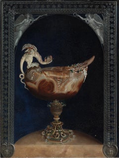 Achatbecher mit Henkel in Form eines Drachen ("Aguière d'Agathe")