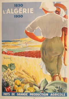 Cartel original francés de «Argelia», creado en 1930 por Dormoy