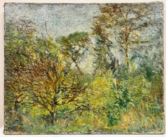 Antikes französisches impressionistisches Ölgemälde, signiert, gelisteter französischer Künstler