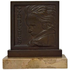 Henri Dropsy, Bronze Medal "Beethoven", 1920s