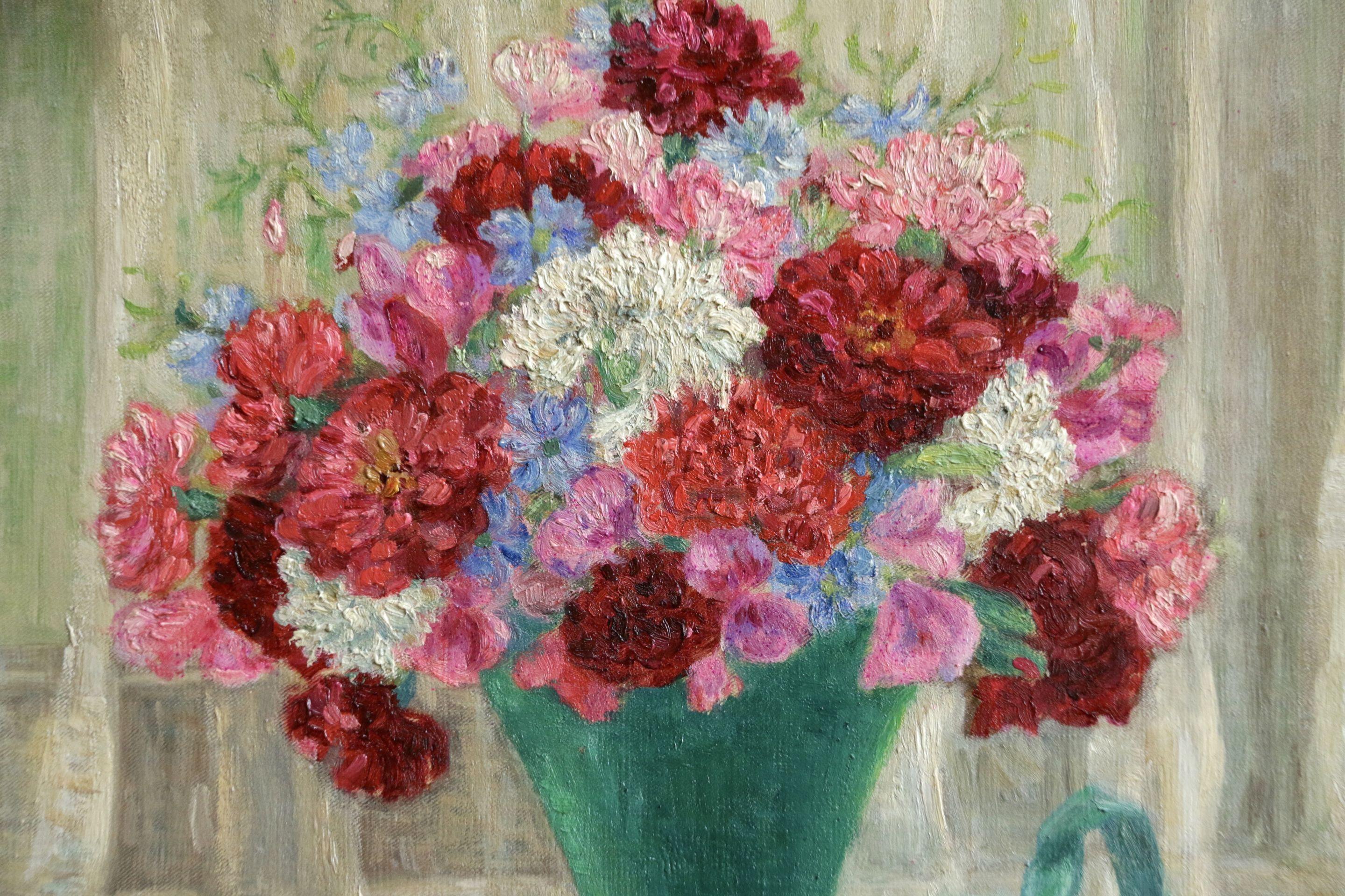 Henri Duhem Bouquet De Fleurs Duhem C19th French