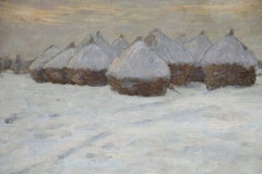 Haystacks in the Snow