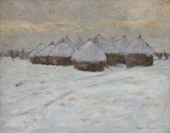 Haystacks in the Snow