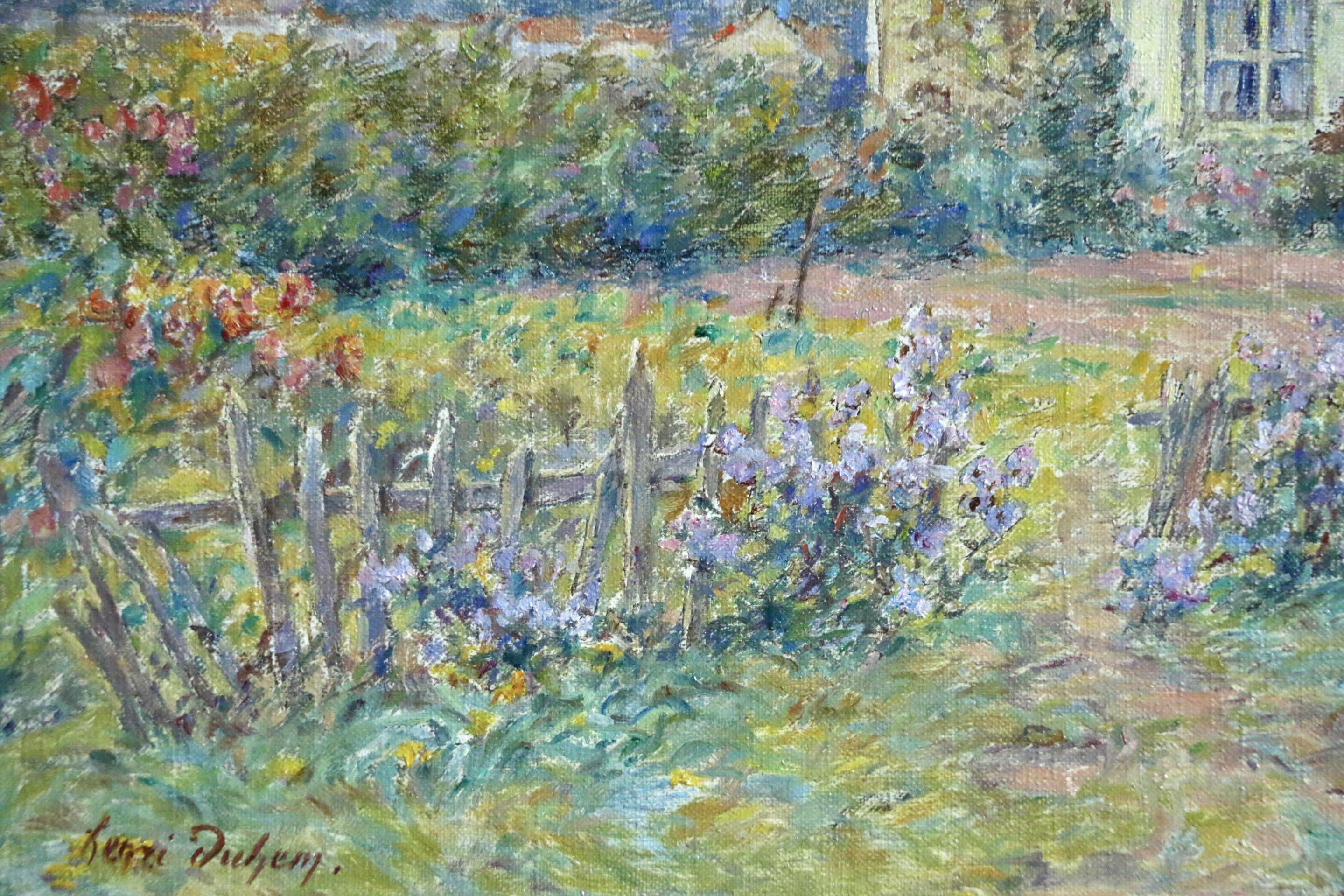La Maison Blanc - Douai - Henri Duhem 19ème siècle impressionniste français 1