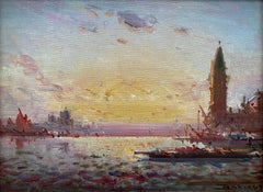 A View of Venice, Henri Duvieux, Paris 1855 – 1902, French Painter, Signed