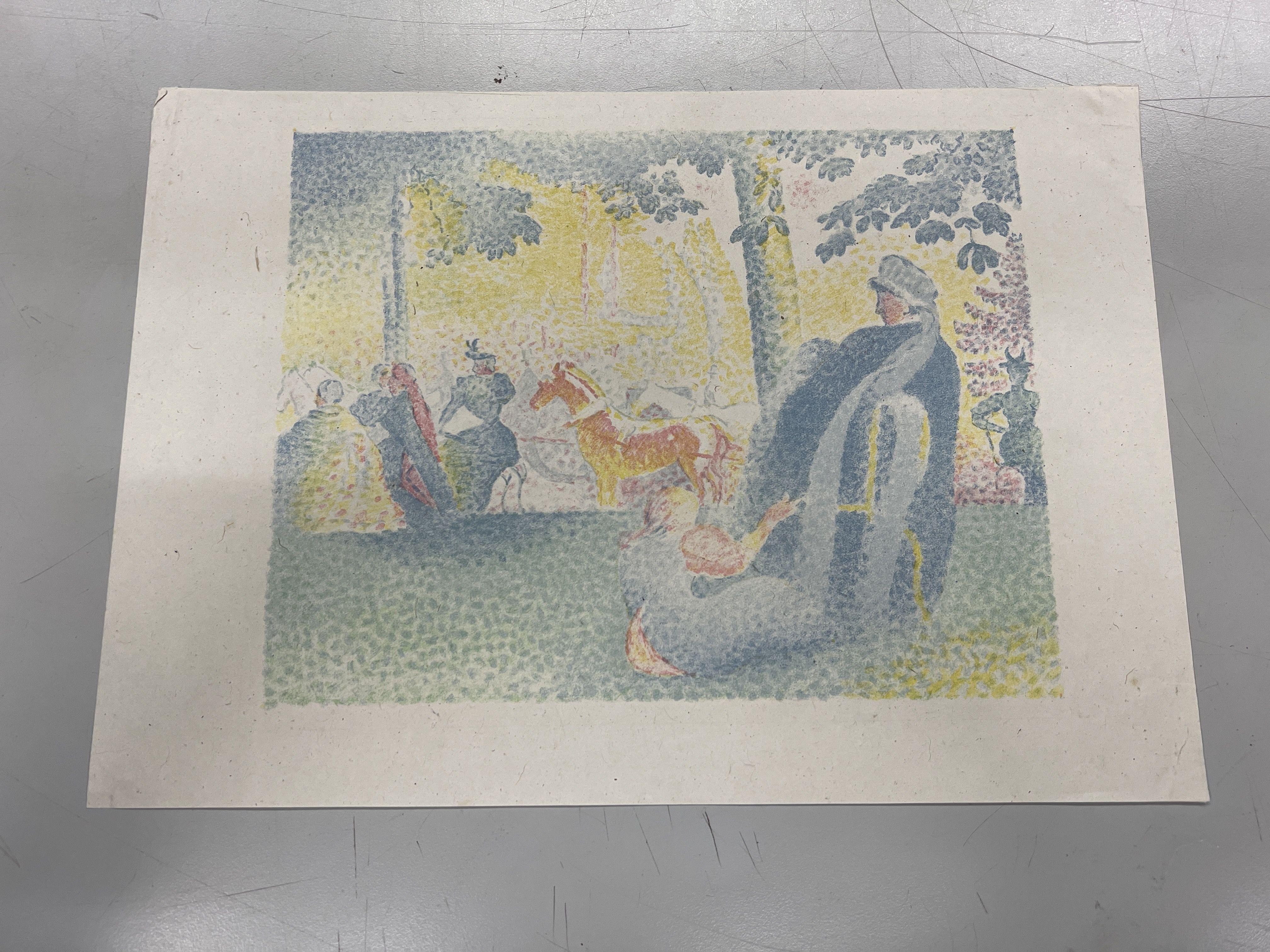 Les Champs Élysées - Print by Henri Edmond Cross