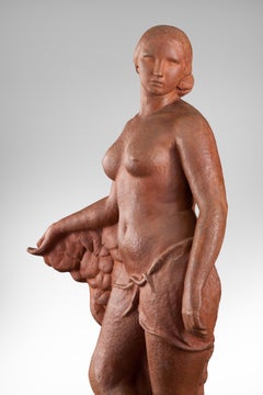 Henri-Ernest Parayre, French Terra Cotta Sculpture from Andre Arbus' Residence