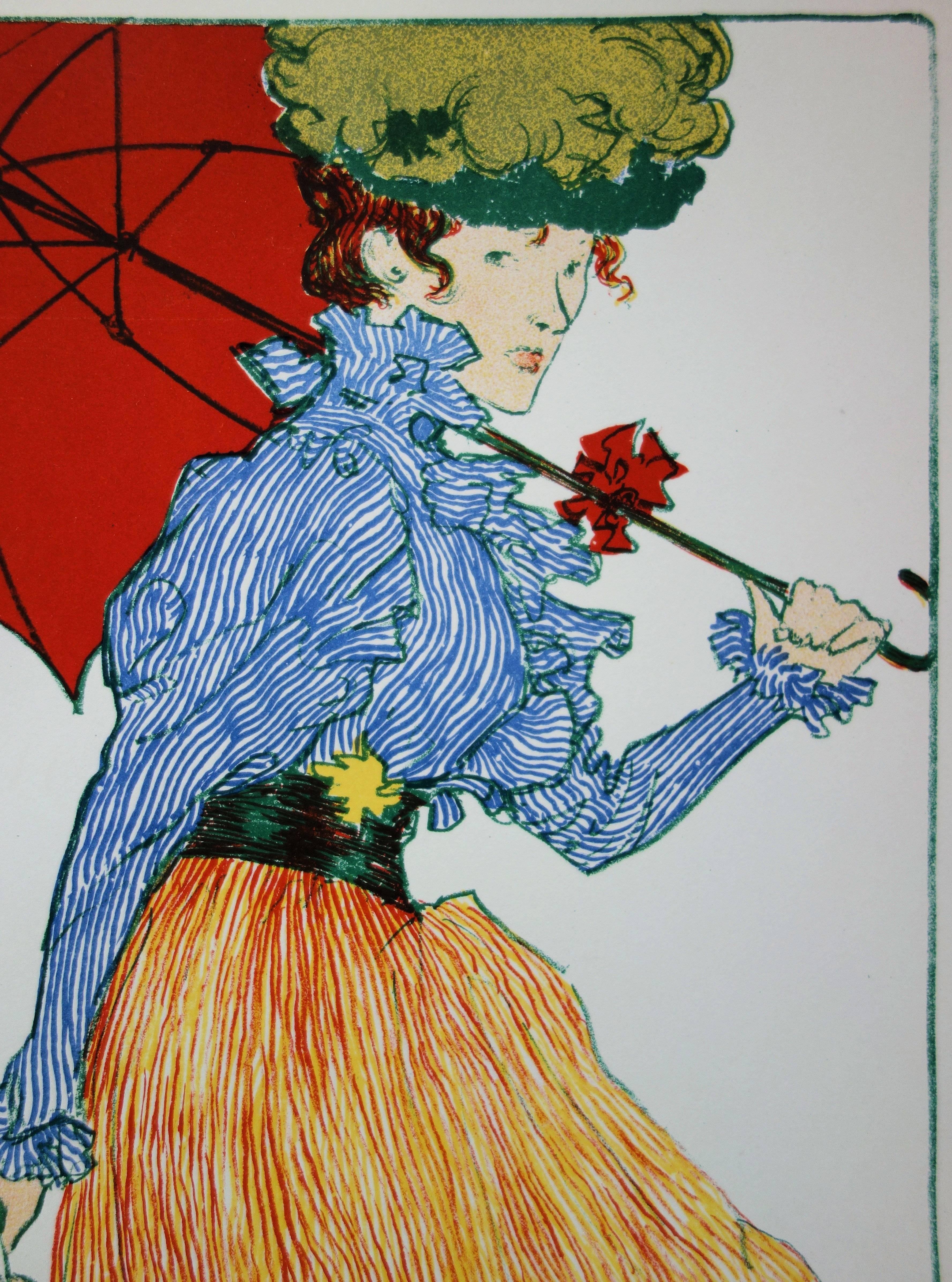 Henri Evenepoel (1862 - 899)
Andare al parco, 1897

Litografia originale (atelier Champenois)
Firma stampata nella lastra
Su Vellum, 40 x 31 cm (c. 16 x 12 in)

INFORMAZIONI: Litografia creata per il portfolio 