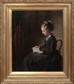 La Liseuse, 19e siècle École de HENRI FANTIN-LATOUR (1836-1904)