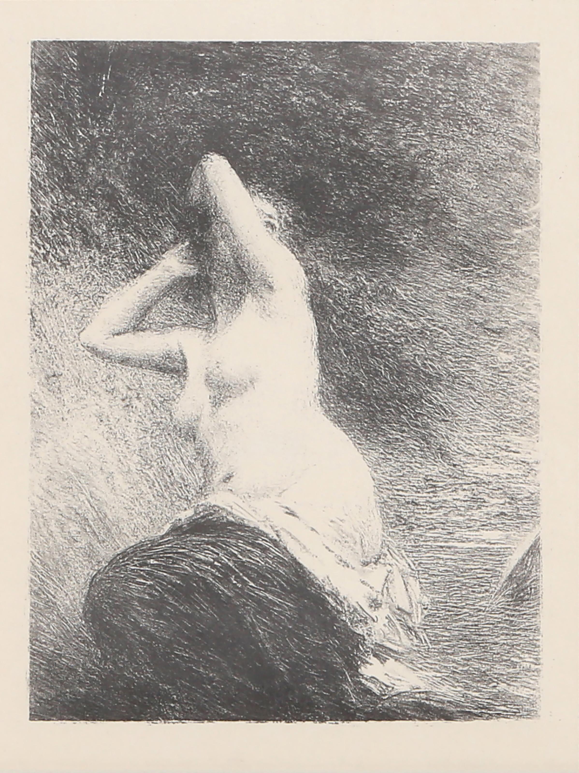 Arianna
Henri Fantin-Latour, francese (1836-1904)
Data: 1901
Litografia
Dimensioni dell'immagine: 6,25 x 4,75 pollici
Dimensioni: 10,75 x 7 pollici (27,31 x 17,78 cm)