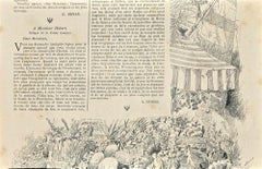 Commemoration Of Leopard - Lithograph by Henri Fantin-Latour - 19th Century