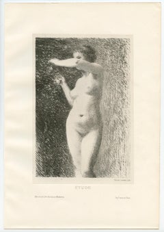 "Etude" original lithograph