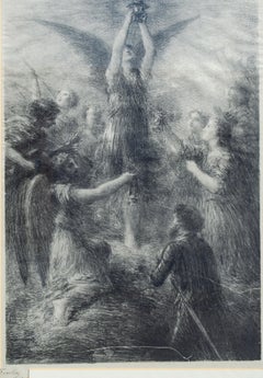 Henri Fantin-Latour "The Appearance of the Holy Grail" Old Master Print