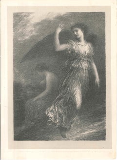 Le Paradis et la Péri - Original Lithograph by Henri Fantin-Latour - 1901