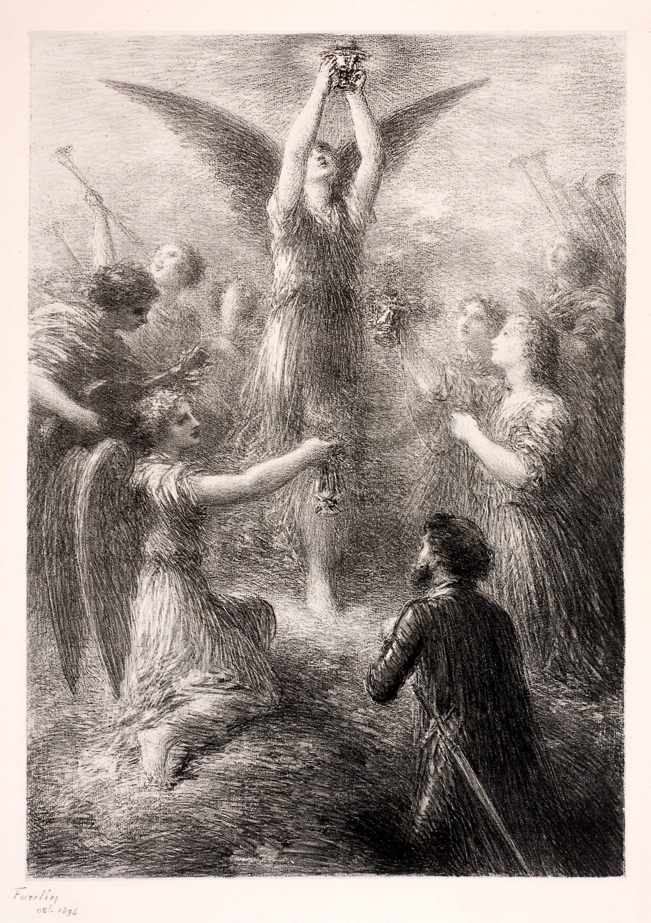 Preludio de Lohengrin (2e planche)     (La aparición del Santo Grial)
